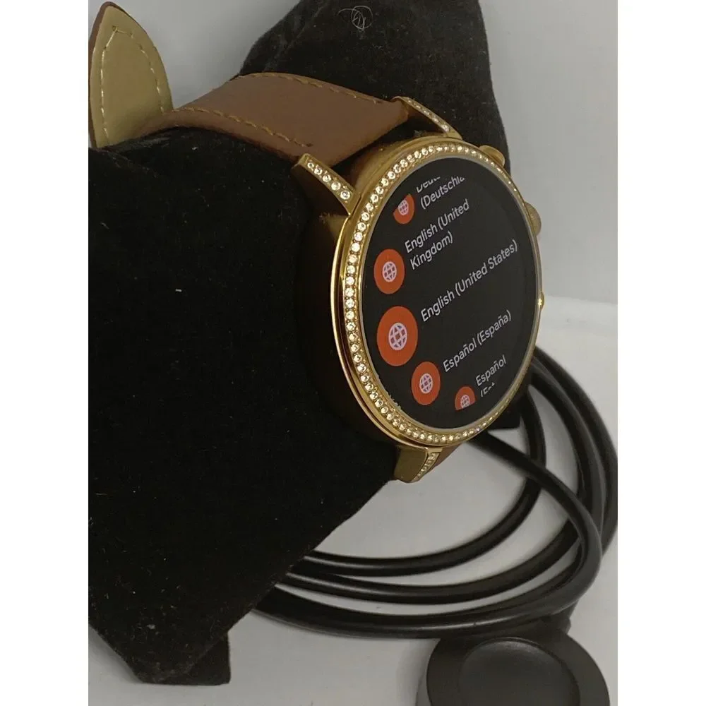 Fossil Gen 4 Authentic Digital Dial Smart Watch Custom Band FTW6015 AB83